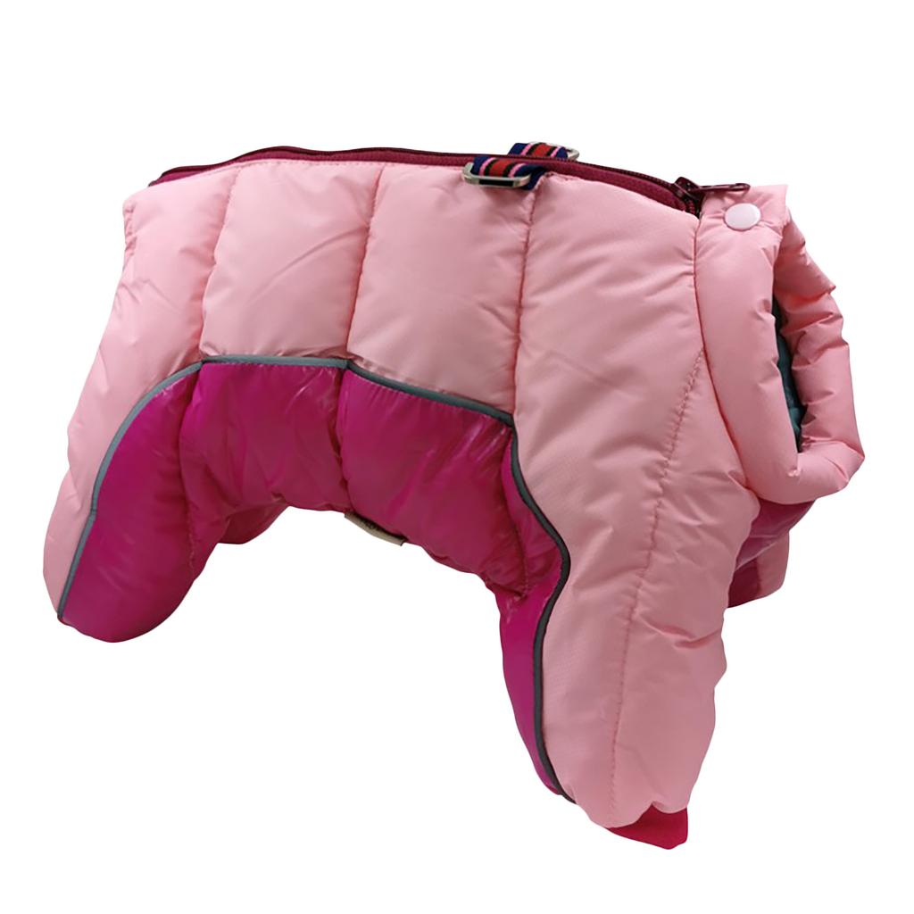 Pet And Cold-Proof Four-Legged Cotton Clothing Random Zipper Color
