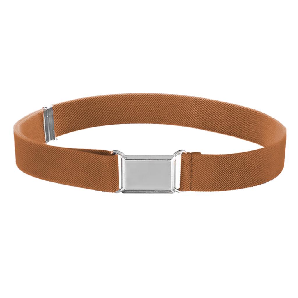 Dětský pásek pro batolata Elastický nastavitelný Pružný Unisex pásek Čtvercová přezka