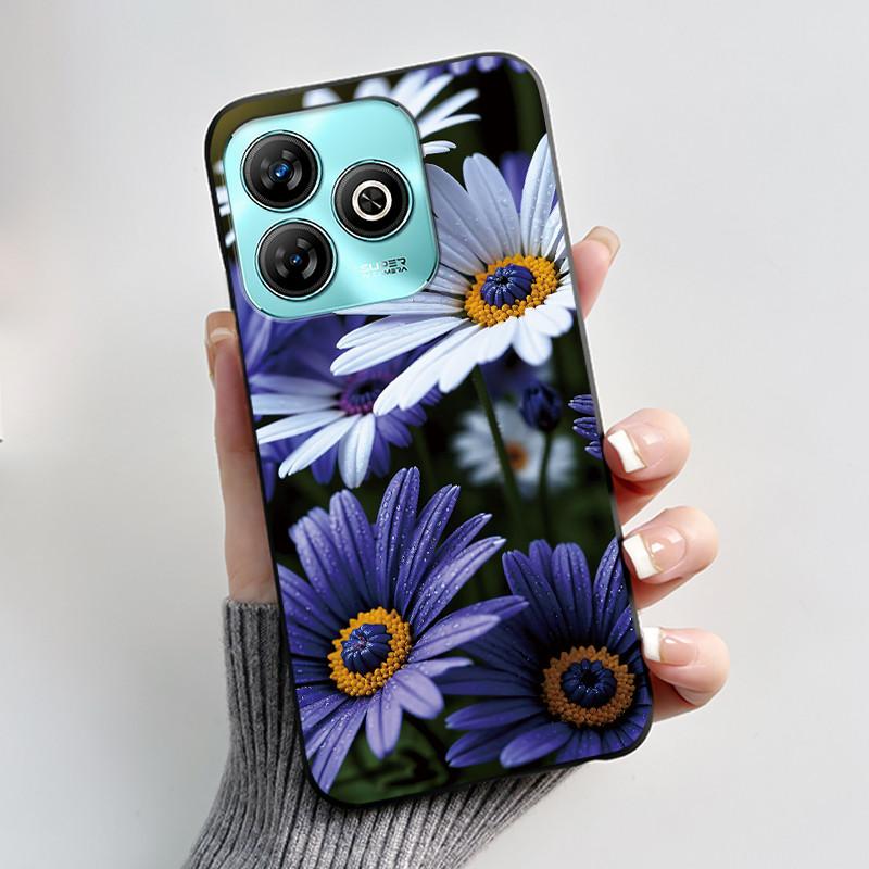 Phone Casing For ZTE Blade A75 4G Case Z2359 Luxury Dragon Cute Cool Boys Girls Black Matte Soft Silicone Protective Back Cover