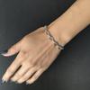 Silver Bracelet with Cubic Zirconia, Product Weight 7.93 G (2182801)