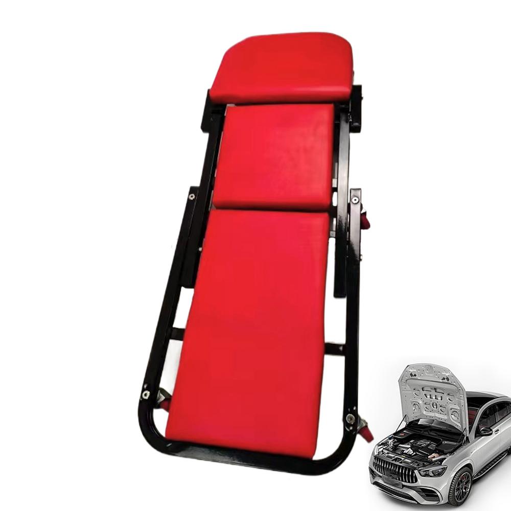 

Механический подъемник Creeper 6 колес для гаража, под автомобилем, автоматический подъемник Creeper, удобное сиденье для авторемонта, регулируемый гараж на роликах красный