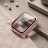 Gehärtetes Glas PC-Hülle für Apple Watch 12 46mm 42mm Harter Stoßfänger Displayschutz Abdeckung für Iwatch Serie 12 Schalen Zubehör 7