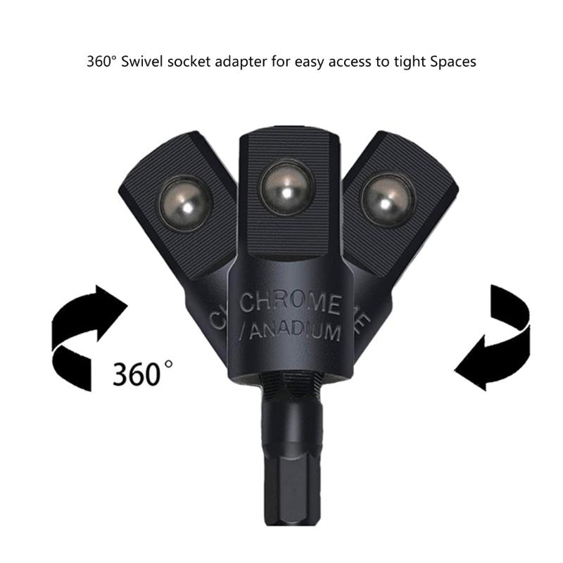 Drill Bit Holder 105° Right Angle Drill Adapter 1/4" Screwdriver Bit Holder Drill Bit Extension for Drill Accessory