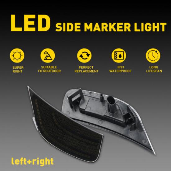 Side Signal Marker Light For -up Cadillac Escalade GMC Yukon Denali Tahoe XL