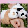 Adorable Cute Plush Panda Hand Ring Toy With Soft Pp Cotton Filling For Kids Gift