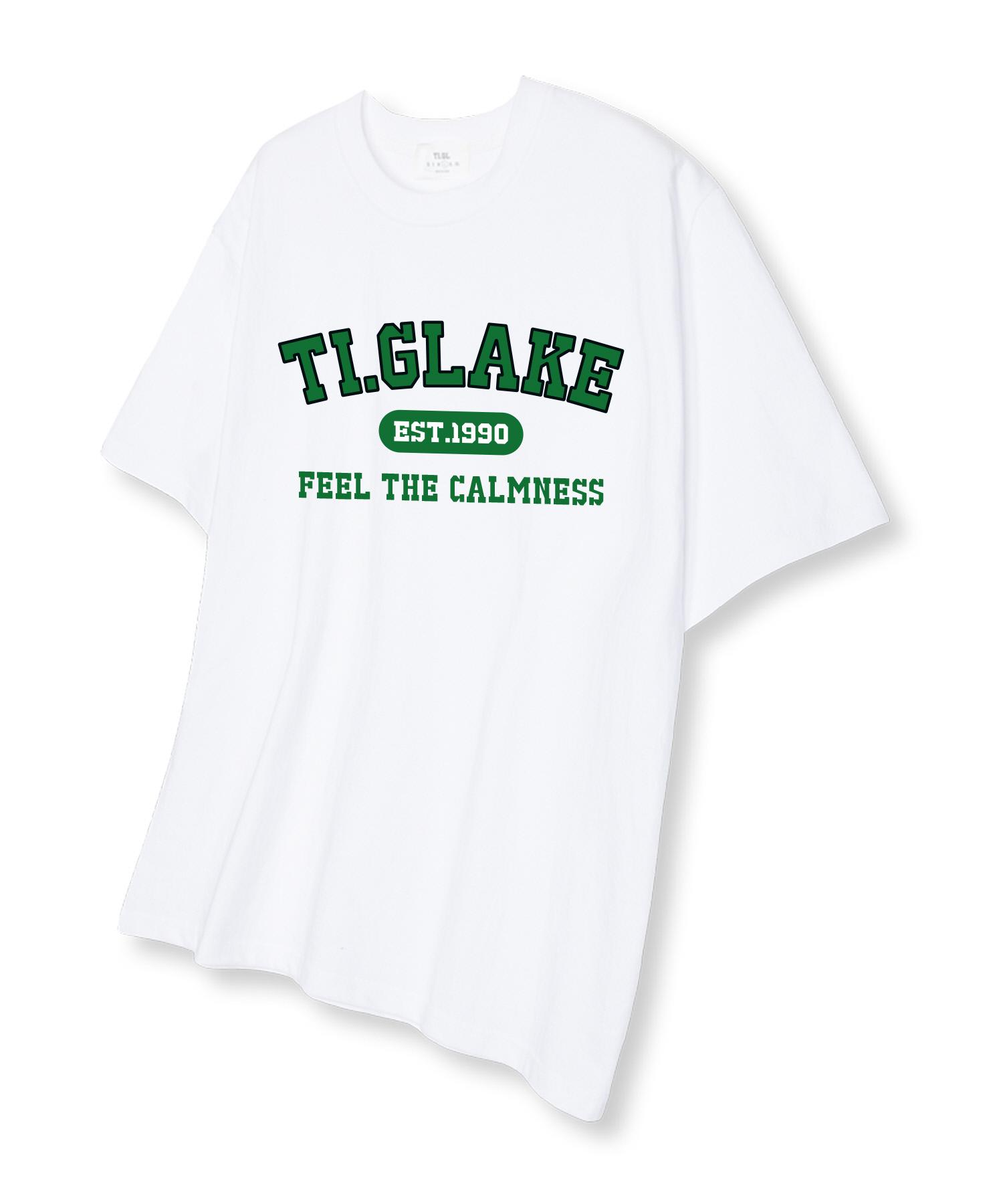 Tee Glake Arch Basic Logo Oversized Short Sleeve T-Shirt White L