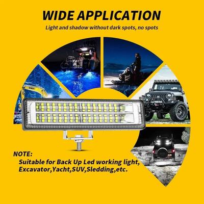 28 LED 84W Pracovní světelná lišta 9-80V Rozptýlené světlo Potkávací světlomet do mlhy Terénní LED pracovní světlo pro auto SUV 4x4 LED paprsek
