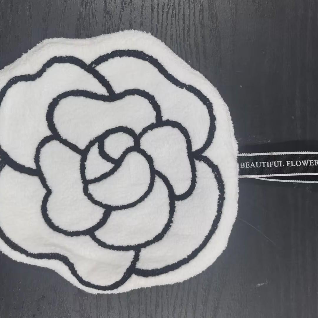 Absorbent Non-Shedding French Kitchen Flower Hand Towel & Dishcloth