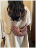 Autumn Winter 2025 Leopard Print Women's Crossbody Dumpling Bag - Retro, Versatile, Trendy Brown Handbag