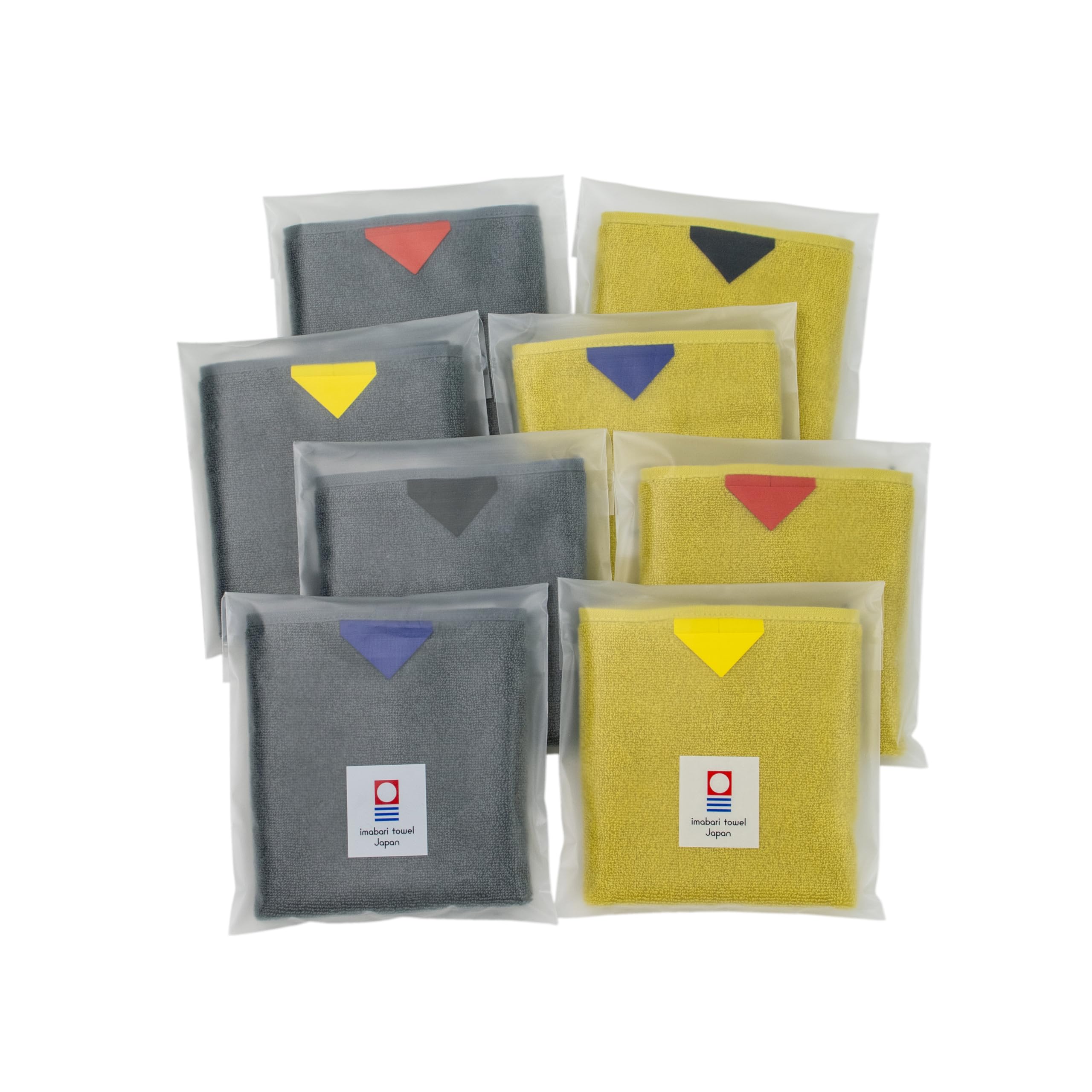 

99 Kuku Imabari Towel Individually Gift Set of Colorful Imabari Gift Wrapping Available Gray x [aso] Towels, Towels, Handkerchiefs, Wrapped, 8,