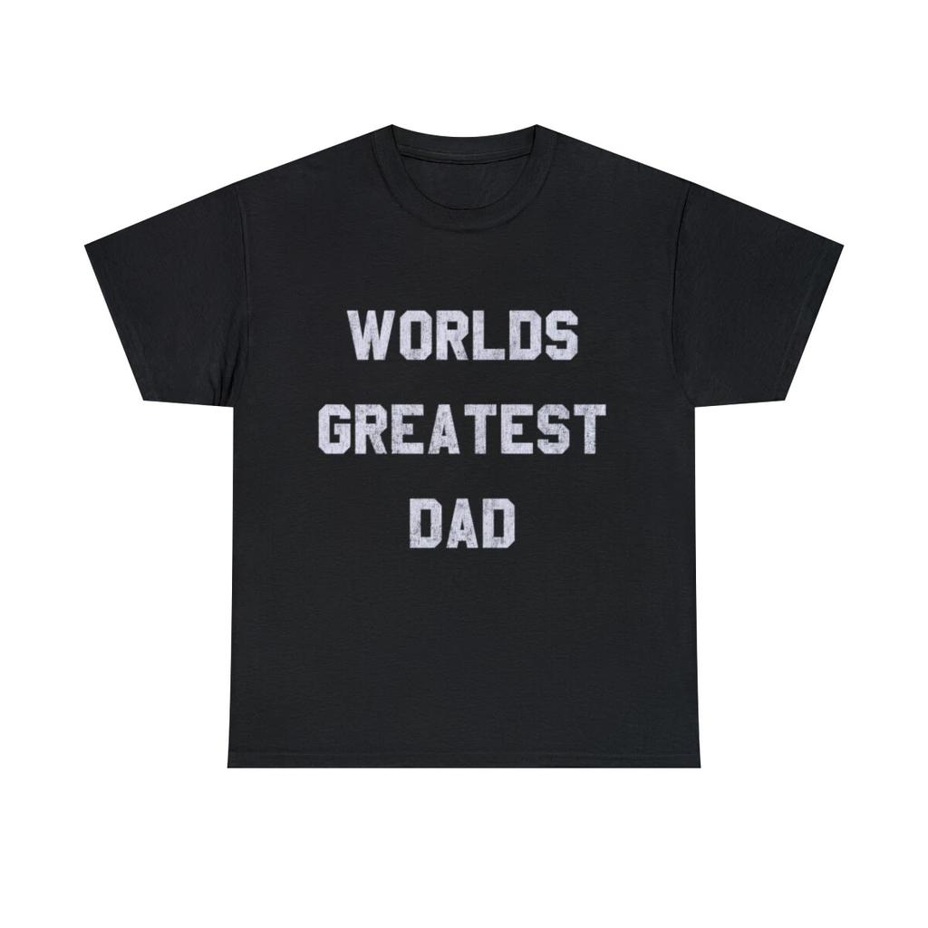 Worlds Greatest Dad Retro Graphic Tee Shirt, S-5XL