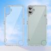 WANLONFENG MF Series for Nothing CMF Phone 1 Case TPU+Acrylic Clear Phone Cover with Tempered Glass Film