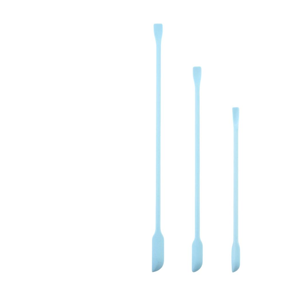 Double Head Silicone Spatula Cosmetic Scoop Beauty Cream Jar Scraper