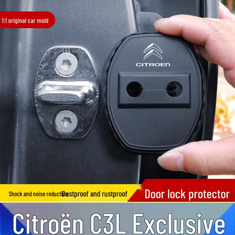 Citroen C3L Silicone Door Lock Cover - Dustproof, Anti-rust, Shock-Absorbing Protection