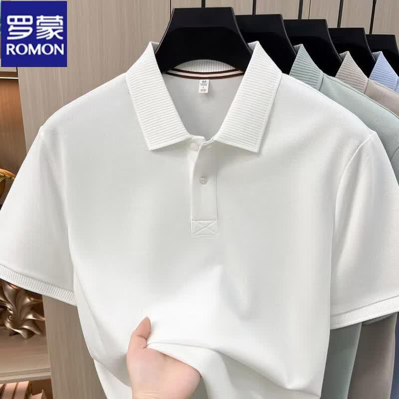 ROMON Men's Cooling Casual Polo Shirt