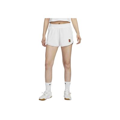 Moda Heritage Confortável Macio Amigo da Pele Shorts Casuais de Três Quartos Shorts Femininos Branco FQ2283-100