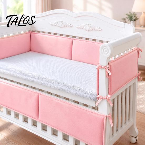 Upholstered Wall Panels 4Pcs/Set Soft Padding Spaces, Stair Railing Edge Protector for Bedroom Balcony & Indoor Guard Railings, Easy to Install