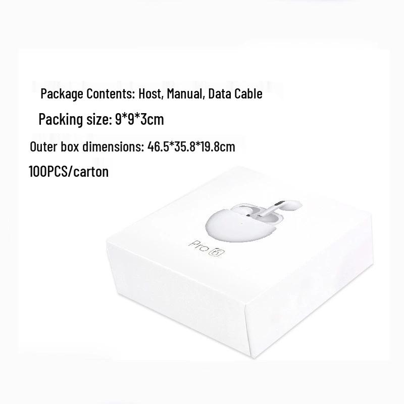 Pro6 TWS Sports Bluetooth Earbuds - 5.4 Semi-in-ear, Sixth Generation Wireless Audio Solution.