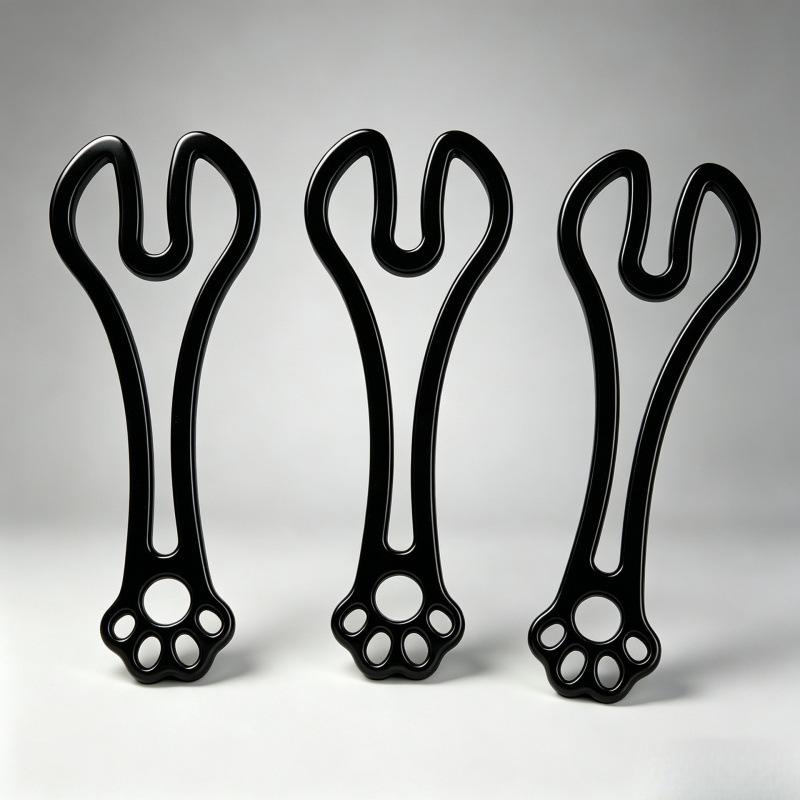 3Pcs 3D Plastic Cat Claw Shopping Cart Token Keychain Supermarket Trolley Unlocking Tool Portable & Reusable Sturdy Design