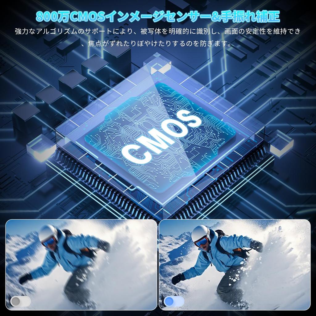 Aparat cyfrowy Lecnippy 4K z 32GB kartą Micro SD, obrotowy, 16x zoom, selfie, duża poprawa urody, dwa filtry UV 52mm, idealny prezent na dzień lub nowy, ładowarka w zestawie