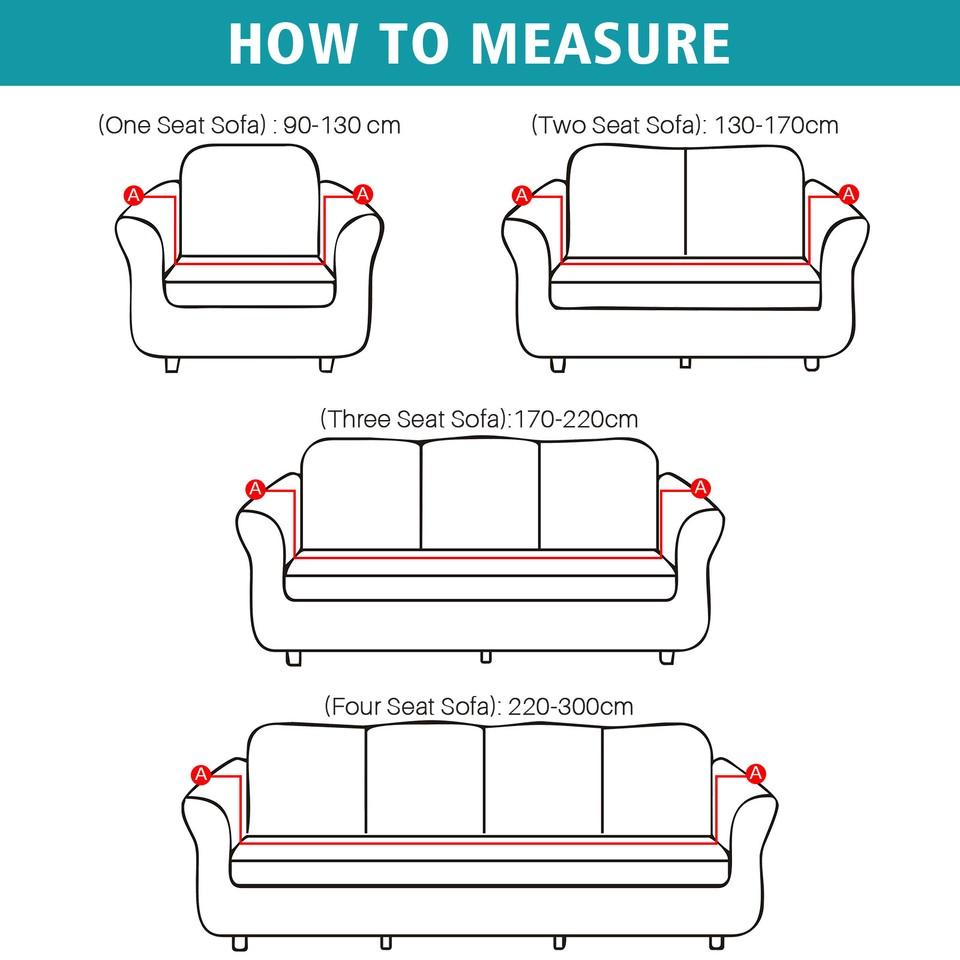 Sofa Cover Stretch Chair Sofa Covers Elastic Sofa Cover for 1-4 Seater L Shape