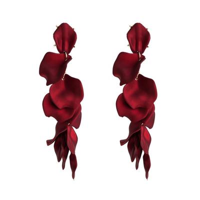 Multi-Layer Tassel Petal Earrings - Autumn/Winter Collection