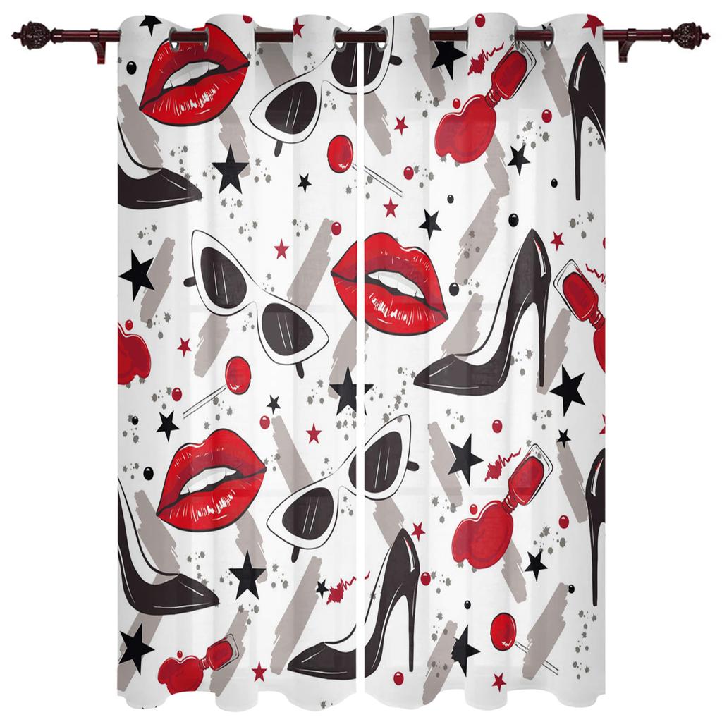 Cosmetic Perfume Lipstick Moisturizer Bedroom Kitchen Living Room Decoration Items Window Curtains for Living Room