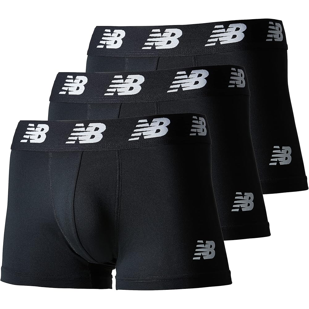 New Balance Premium Boxer Briefs 3 Inch Front Closure Quick Dry 3-Pack