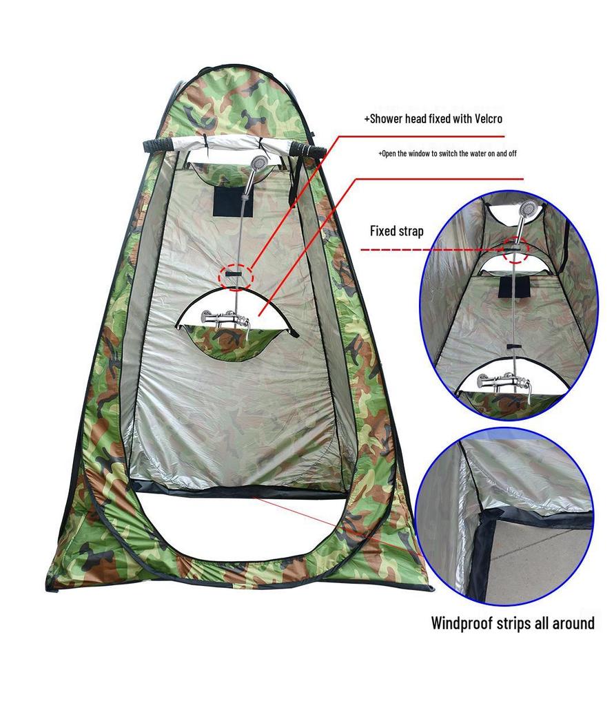 Instant Pop-Up Outdoor Shower & Changing Tent for Camping and Beach