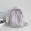 Schoolbag niche schoolbag junior high school high school students large capacity backpack high value simple universal college students versatile 