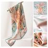 Camellia Print Mulberry Silk Square Scarf - Elegant Luxury Women's Accessory