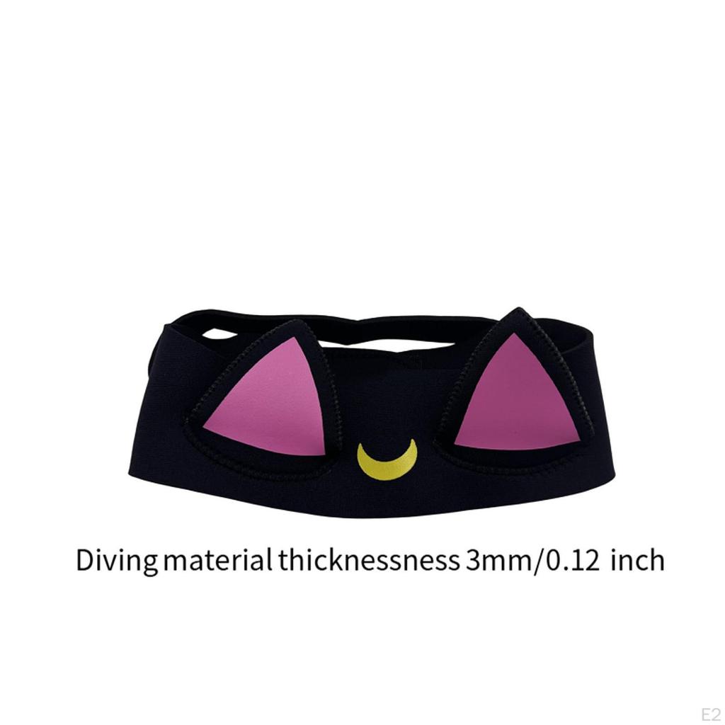 Cartoon Design Swimming Headband for Outdoor Diving Use