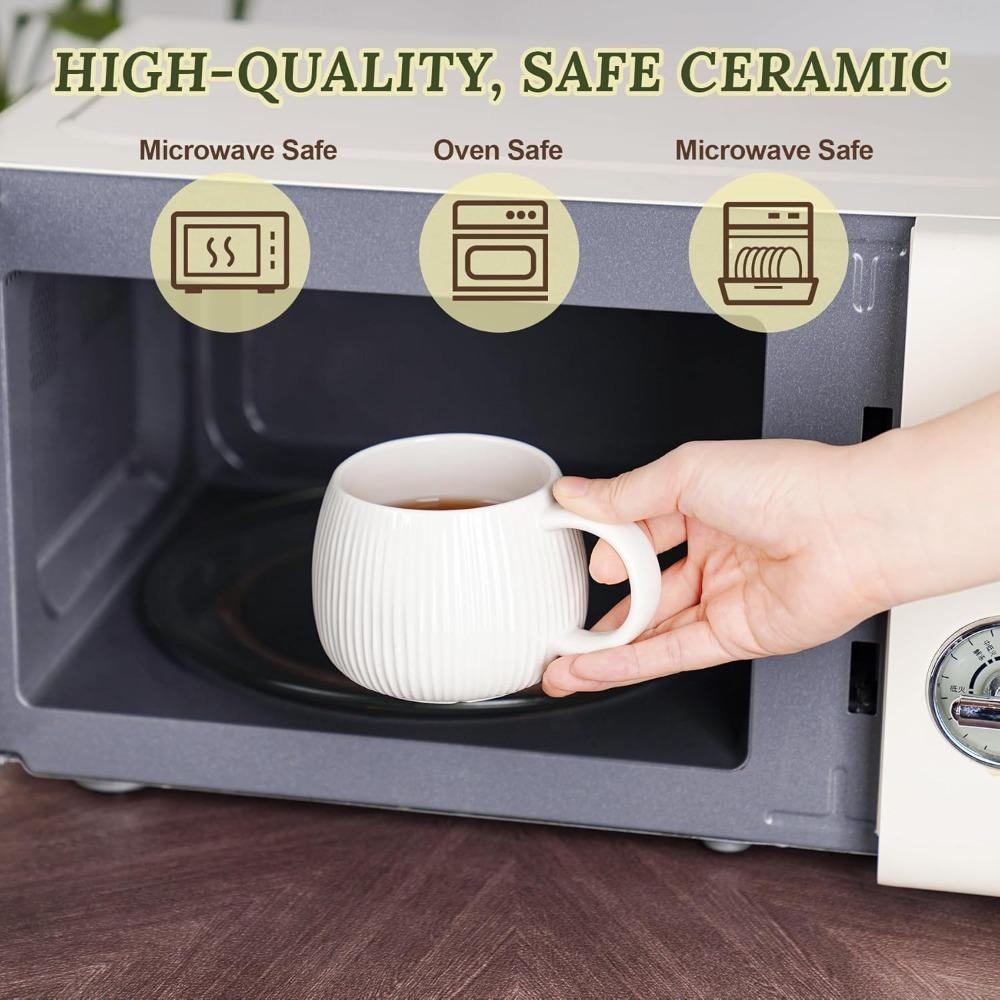 300ml/10oz Pilzförmige Keramiktasse mit Deckel Geeignet für Kaffee Tee Heiße Schokolade usw Geeignet für Zuhause und Büro