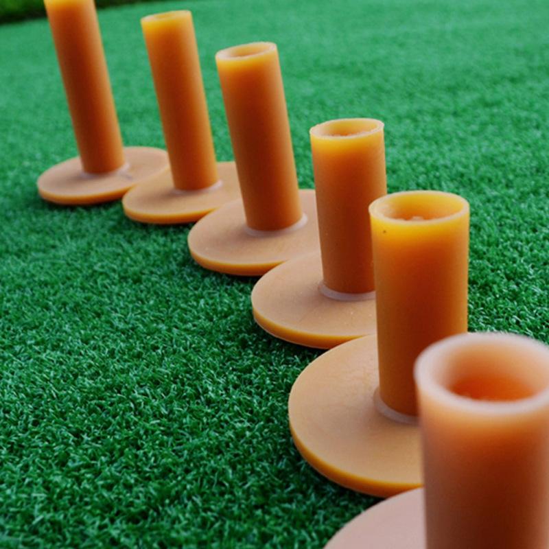 Gummi-Golf-Tee-Halter, 43/54/70/80/83 mm, Trainings- und Übungs-Tee-Matte, Golf-Ball-Loch-Halter
