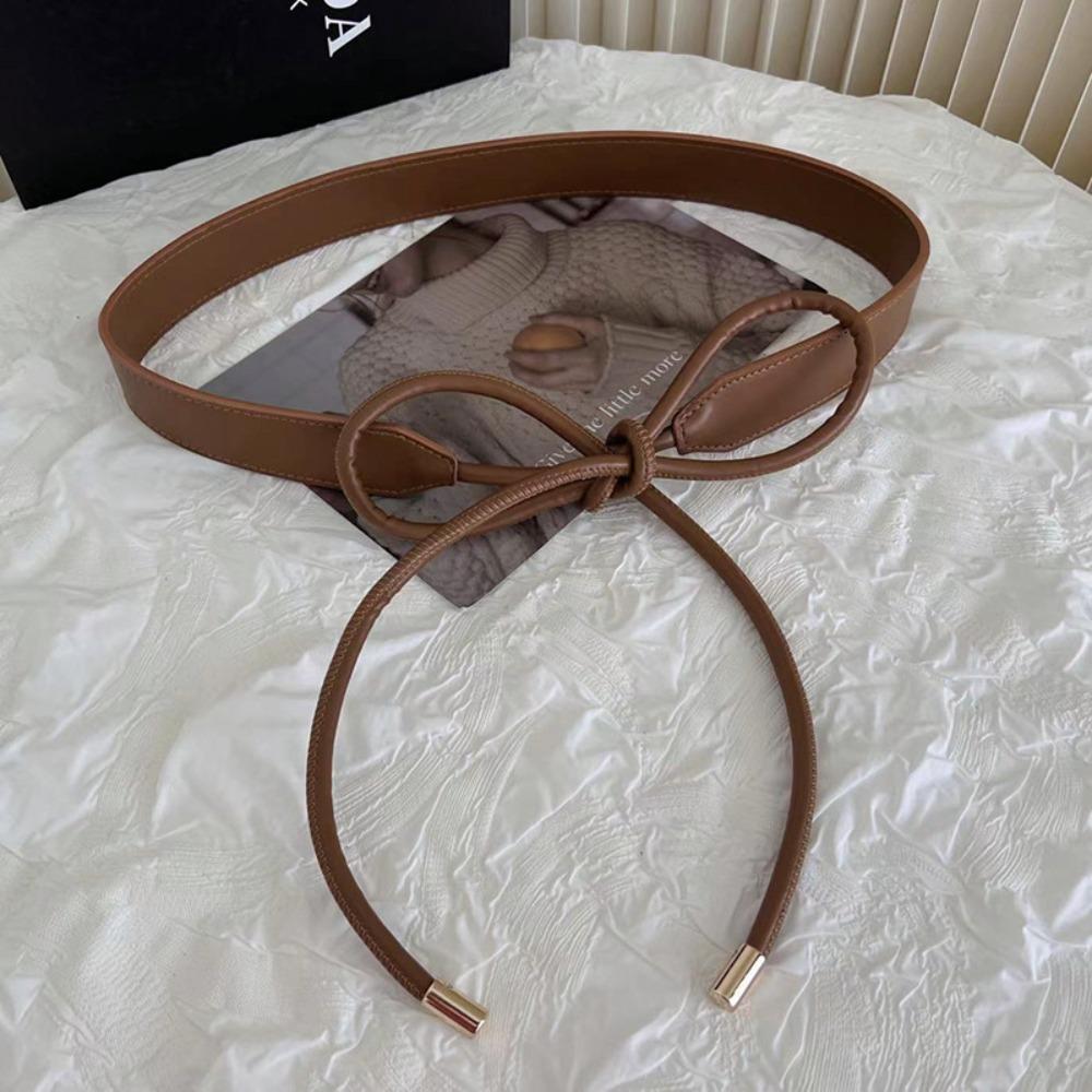 Waist Chain Round Rope Belt Wide Sweater Strap Fashion Waist Closing Decorative  Women