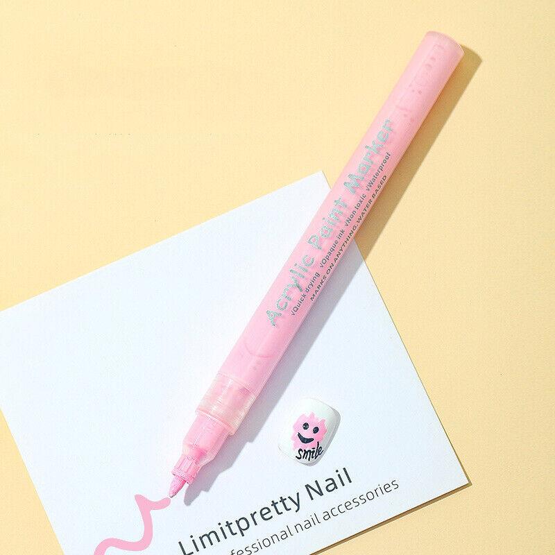 Nail Art Graffiti Pen UV Gel Polish Wodoodporny Rysunek Malowanie Liner Bru ~ *