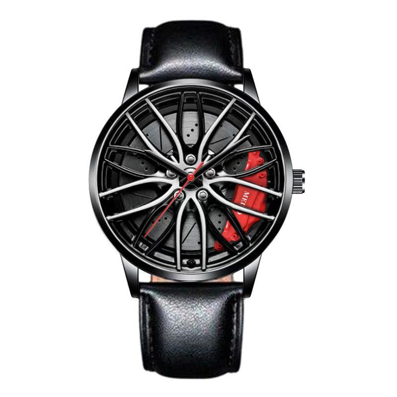 Official automatic movement watch men's vacuum plating wheel style non-mechanical watch new one