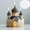 DIY Castle shaped Candle Silicone Mold House Candle Mould European style Villa Dome House Castle Resin Concrete Gypsum Molds