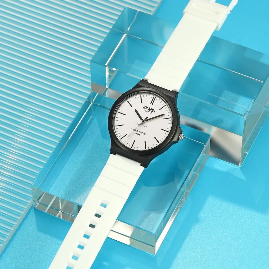 Skmei 2108 Quartz Wristwatches Mens New Simple TPU Strap 3Bar Waterproof Watch For Male Time Clock Reloj Hombre for Fashion Men