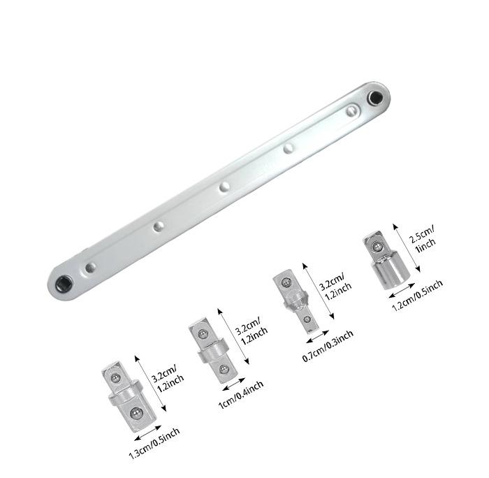 Dual-Purpose Offset Ratchet Extension Wrench