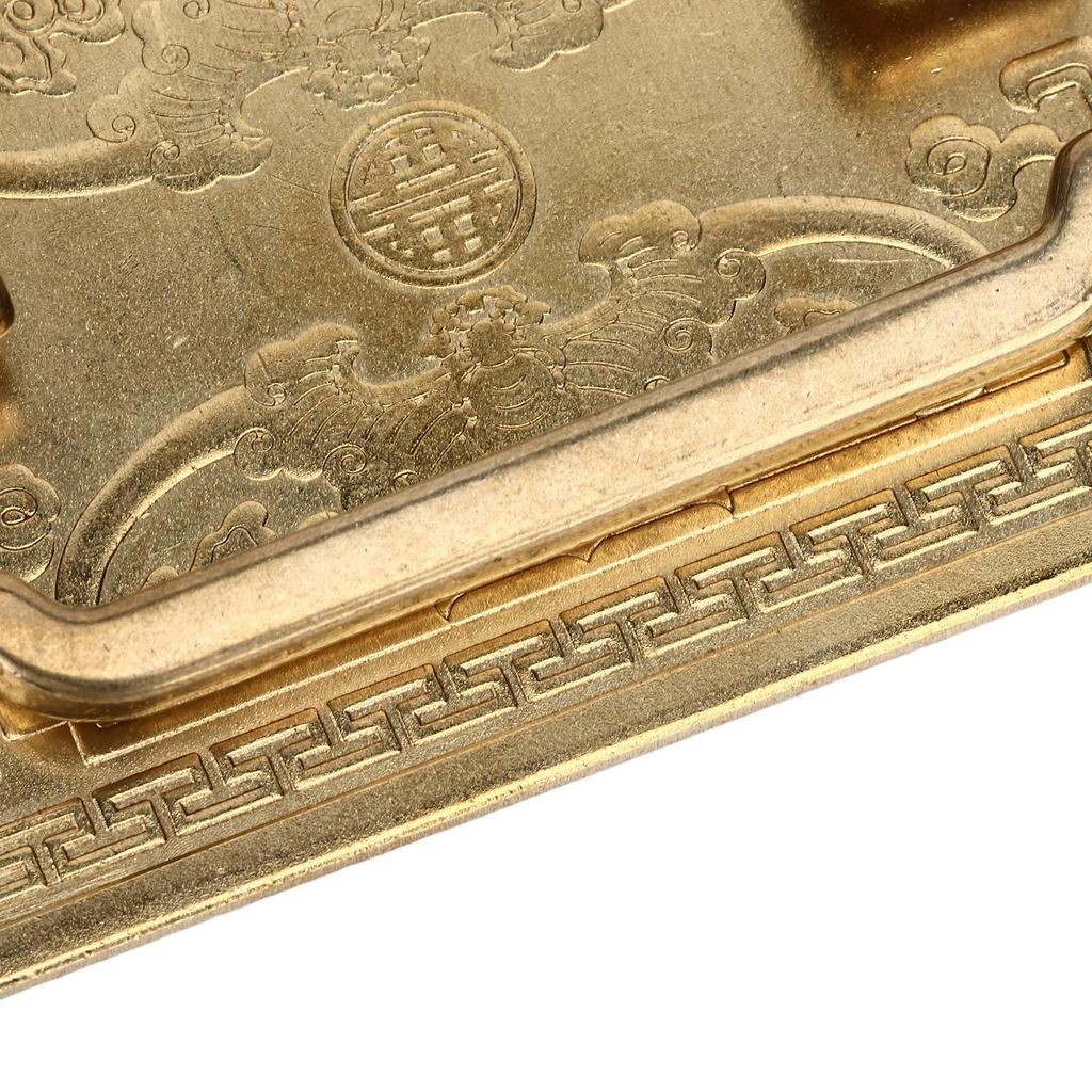 Antiker Schubladengriff Viereckiger Fledermausgriff Antiker Chinesischer Retro Schubladengriffe mit 2 Schrauben für Schranktüren