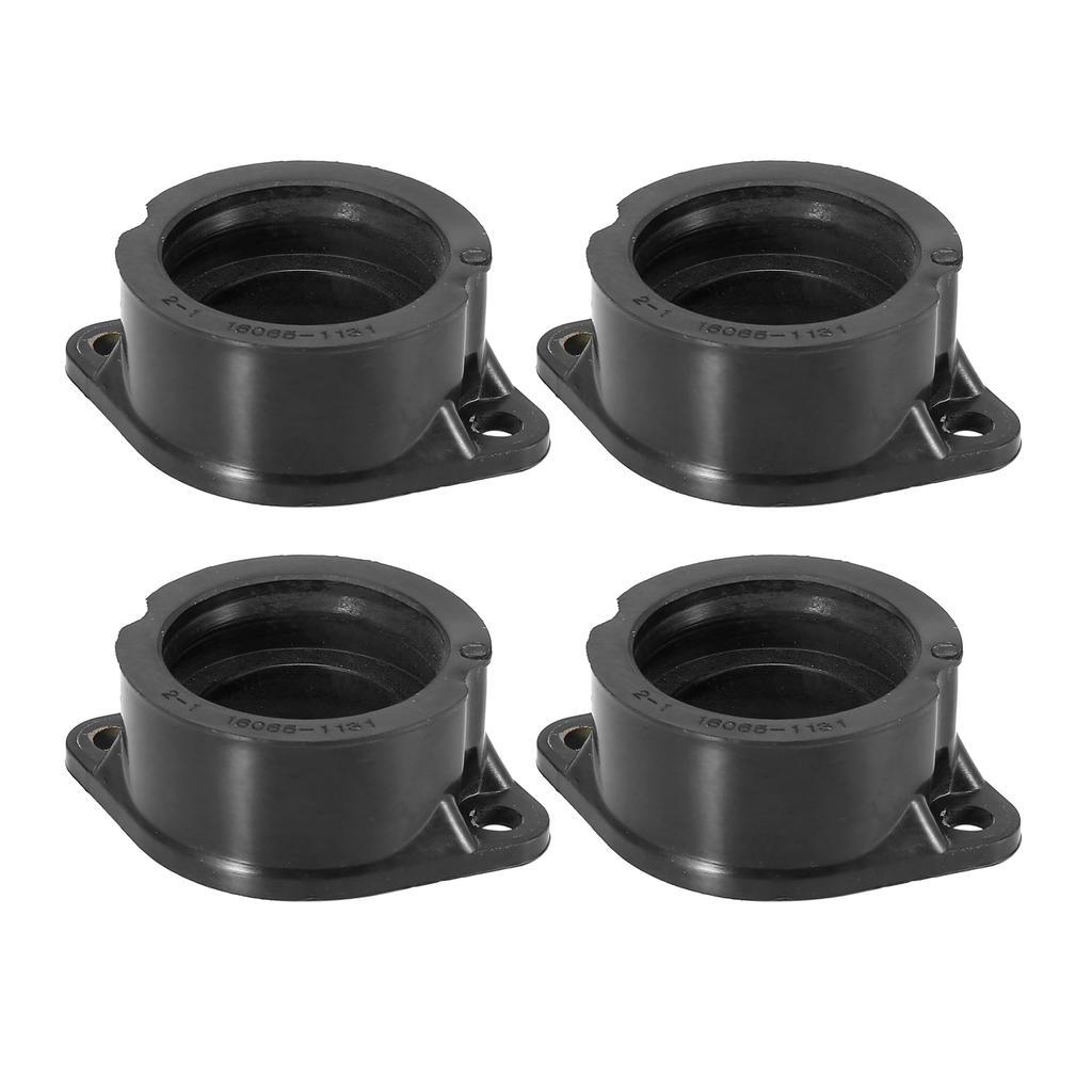 Motoforti Motorcycle Carburetor 16065-1131 K Awasaki Intake Adapter Connector for KZ1100D Compatible with 1983 (4 Pack)