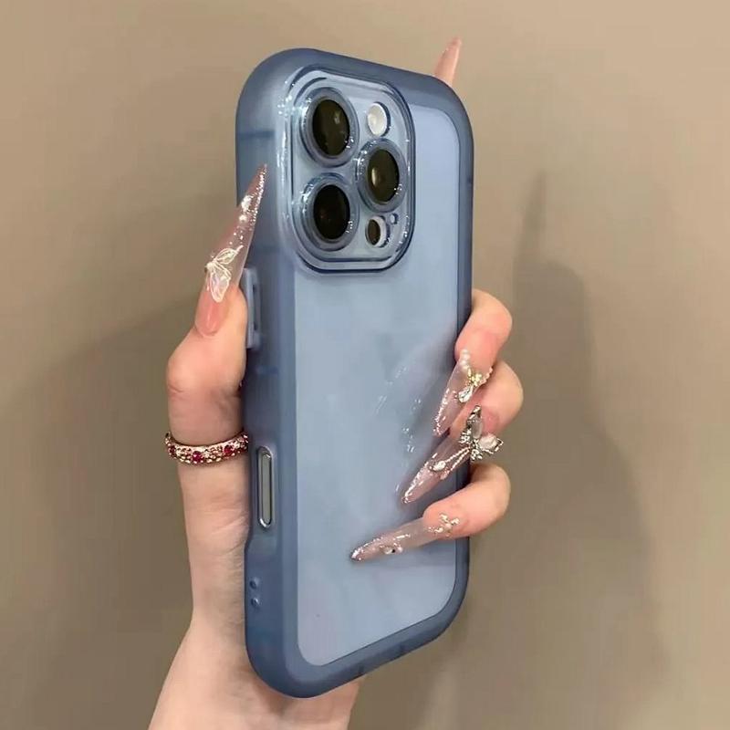 Luxusní měkké průhledné silikonové nárazuvzdorné kryty na telefon Pro iPhone 17 Pro 12 13 14 15 16 17 Pro Max Air Průhledný nárazník Zadní kryt