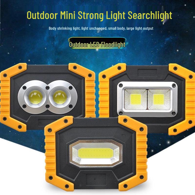 Rechargeable LED Emergency Camping Spotlight