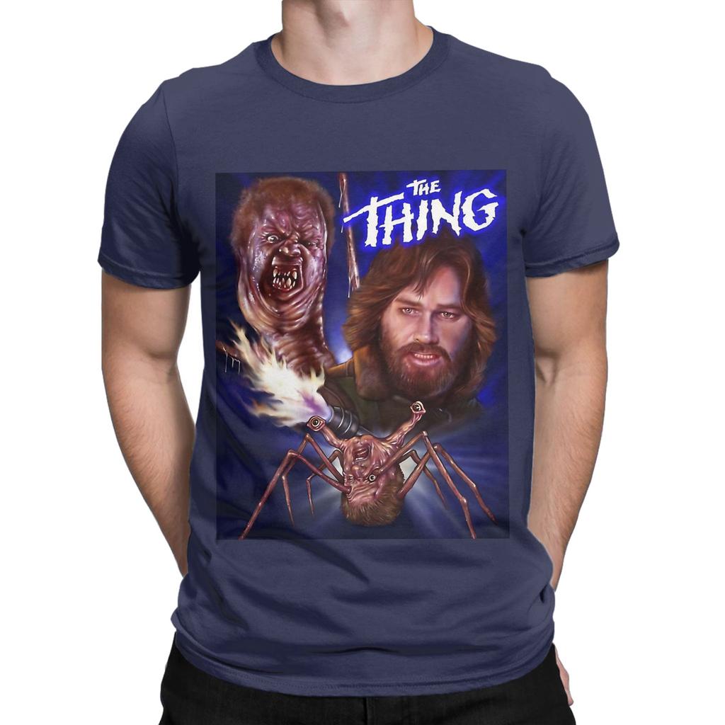 The Thing Poster Classic Novelty 100 Cotton TShirt the thing Tops Tees For Unisex