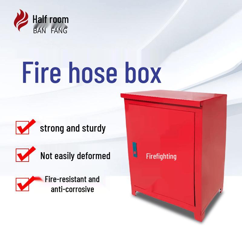Thickened Cold-Rolled Steel Fire Hydrant Hose Cabinet 0.6mm Thick