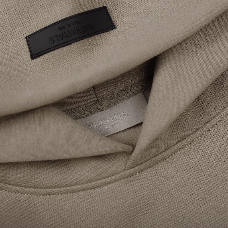 Unisex FOG Fear of God ESS Small Letter Print Loose Hoodie for Autumn/Winter