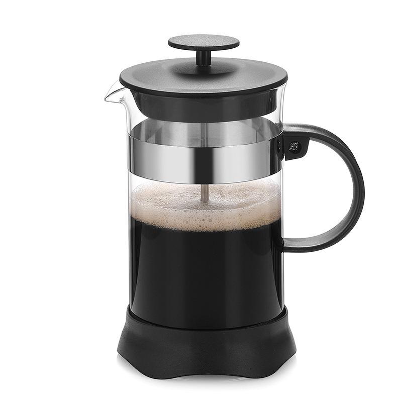 French Press High Borosilicate Glass Cold Brew & Tea Extractor Pot