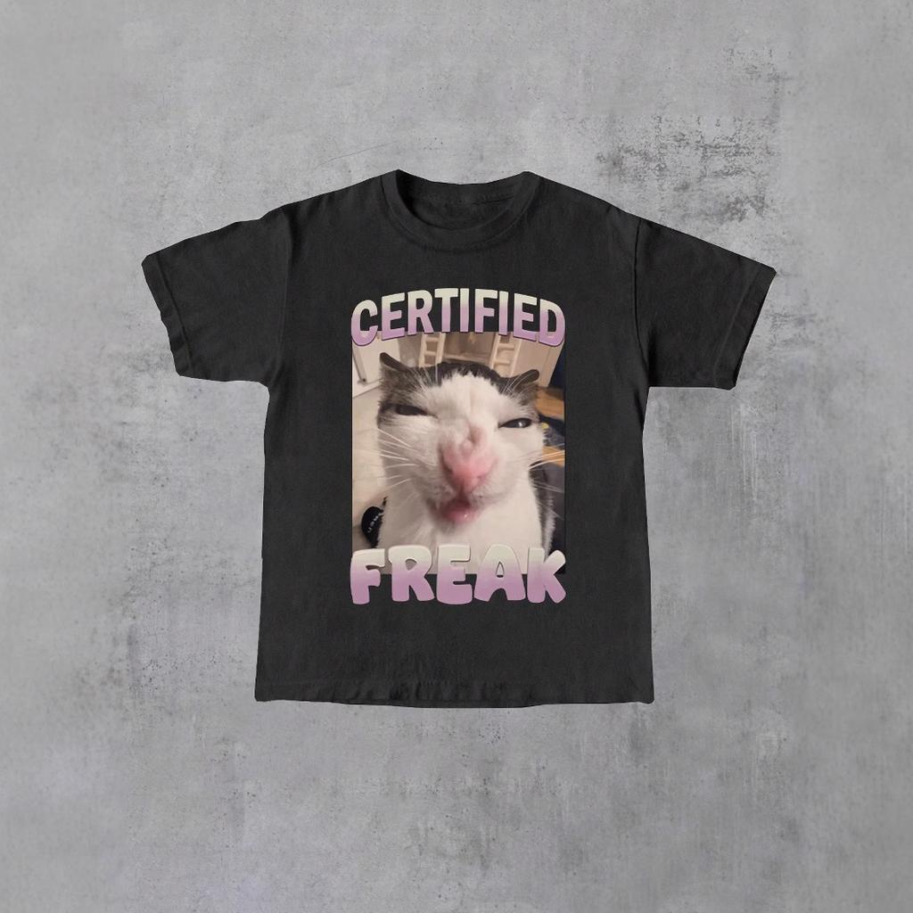 Funny Cat In T-shirt