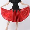 Latin Dance Suit Practice Skirt Ballroom Dance Skirt Swing Skirt Dancing Medium and Long Skirt Dance Performance Suit Performance Skirt